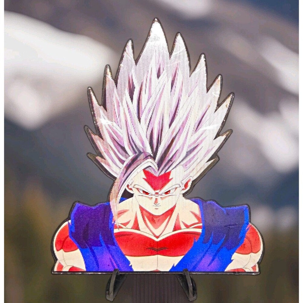 Dragon Ball Super Saiyan Beast Gohan 3D Motion Lenticular Car Decal Sticker